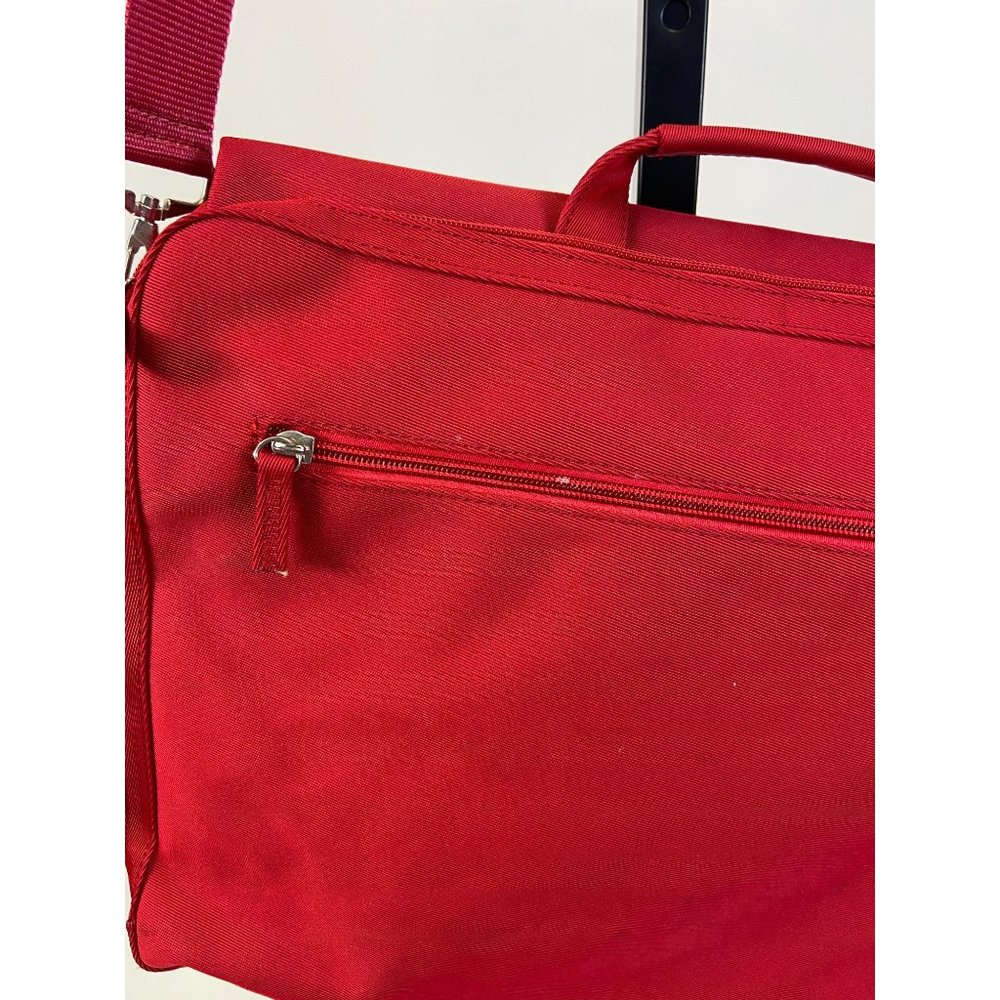Red Multi Pocket Computer Bag - Picture 4 of 6